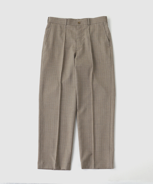 【大幅セール中】バリーブリッケン　スラックス　ストライプ BARRY BRICKEN / バリーブリッケン TROPICAL WOOL STRIPE PANTS