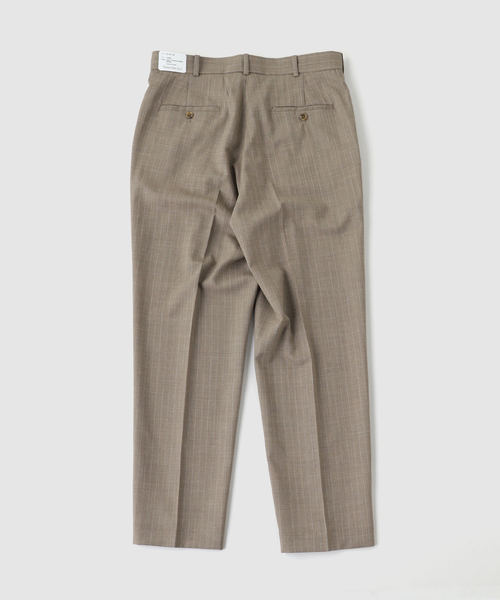 BARRY BRICKEN(バリーブリッケン)の「BARRY BRICKEN / バリーブリッケン TROPICAL WOOL STRIPE PANTS(スラックス・メンズ・ベージュ系その他・SMALL/MEDIUM/LARGE)」の2枚目の写真