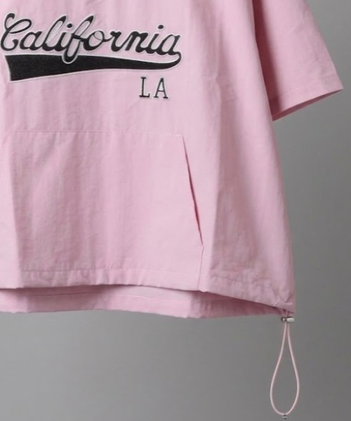 gossip！ロサンゼルス（ゴシップロサンゼルス）の「フロントロゴ VネックTシャツ（Tシャツ/カットソー・レディース・ピンク/ホワイト/ベージュ/ネイビー/ブルー・FREE）」の15枚目の写真