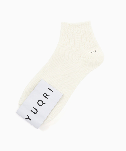 YUQRI(ユクリ)の「YUQRI Walky short(ソックス/靴下・メンズ・ブラック/ホワイト/ブルー/ベージュ・FREE)」の3枚目の写真