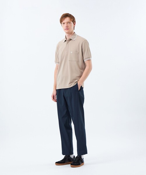 MACKINTOSH PHILOSOPHY（ﾏｯｷﾝﾄｯｼｭ ﾌｨﾛｿﾌｨｰ）の「【WEEKENDER】 ELYPOLO（イーリーポロ） ソフトメッシュカノコ（ポロシャツ・メンズ・ネイビー/グリーン/ベージュ系その他4/ホワイト/ブラック/ダークネイビー/グレー系その他2/オフホワイト・40/38）」の14枚目の写真