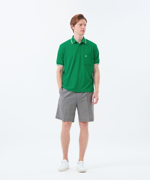 MACKINTOSH PHILOSOPHY（ﾏｯｷﾝﾄｯｼｭ ﾌｨﾛｿﾌｨｰ）の「【WEEKENDER】 ELYPOLO（イーリーポロ） ソフトメッシュカノコ（ポロシャツ・メンズ・ネイビー/グリーン/ベージュ系その他4/ホワイト/ブラック/ダークネイビー/グレー系その他2/オフホワイト・40/38）」の15枚目の写真