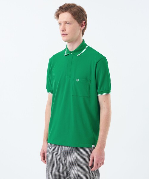 MACKINTOSH PHILOSOPHY（ﾏｯｷﾝﾄｯｼｭ ﾌｨﾛｿﾌｨｰ）の「【WEEKENDER】 ELYPOLO（イーリーポロ） ソフトメッシュカノコ（ポロシャツ・メンズ・ネイビー/グリーン/ベージュ系その他4/ホワイト/ブラック/ダークネイビー/グレー系その他2/オフホワイト・40/38）」の17枚目の写真