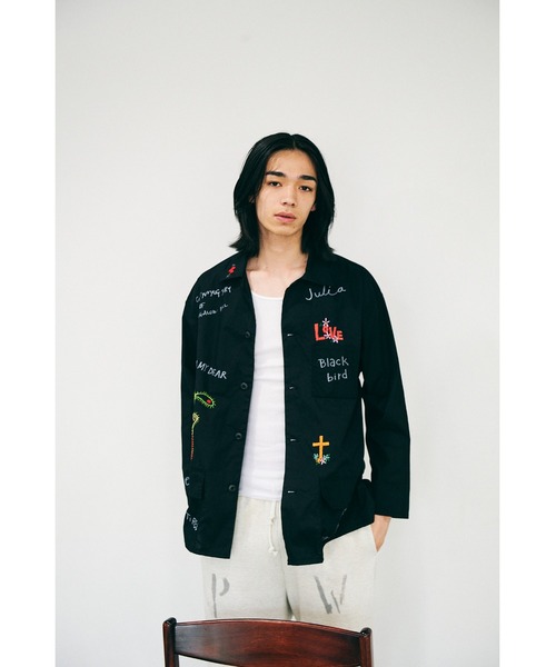 THRIFTY LOOK(スリフティールック)の「TRIFTY LOOK スリフティルック / MEMORIAL ACTIVE COVERALL(カバーオール・メンズ・ブラック/ホワイト/ナチュラル・SMALL/MEDIUM/LARGE)」の1枚目の写真