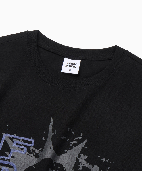 FREEMARIO（フリーマリオ）の「FRMR ペインテッドTシャツ [ブラック]（Tシャツ/カットソー・レディース・ブラック・SMALL/MEDIUM）」の4枚目の写真