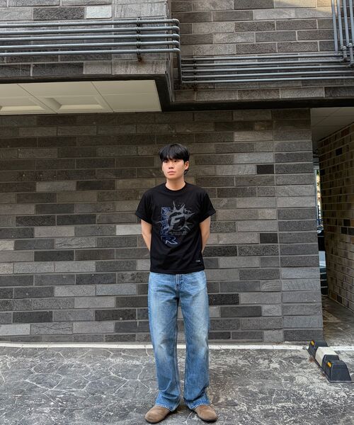 FREEMARIO（フリーマリオ）の「FRMR ペインテッドTシャツ [ブラック]（Tシャツ/カットソー・レディース・ブラック・SMALL/MEDIUM）」の8枚目の写真