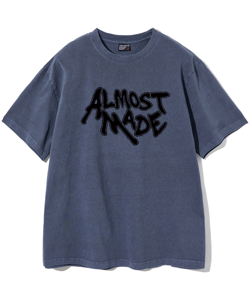 ELIMENO(エリメノ)の「ELメイドピグメント半袖Tシャツ4カラー(Tシャツ/カットソー・メンズ・グレー/ネイビー/チャコール/バーガンディー・1/2/3/4)」の3枚目の写真