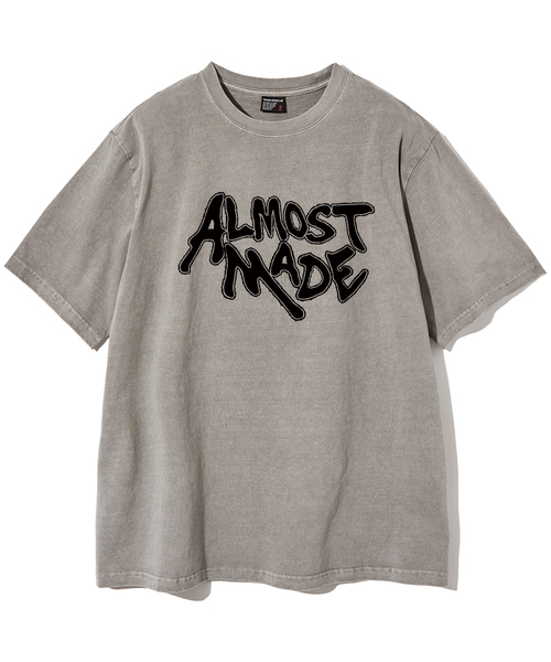 ELIMENO(エリメノ)の「ELメイドピグメント半袖Tシャツ4カラー(Tシャツ/カットソー・メンズ・グレー/ネイビー/チャコール/バーガンディー・1/2/3/4)」の2枚目の写真