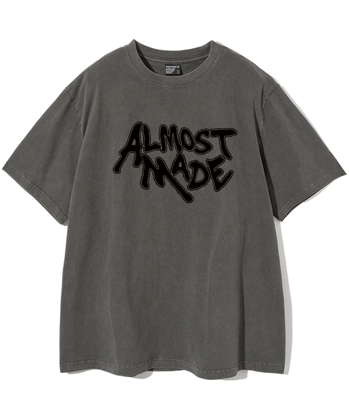 ELIMENO(エリメノ)の「ELメイドピグメント半袖Tシャツ4カラー(Tシャツ/カットソー・メンズ・グレー/ネイビー/チャコール/バーガンディー・1/2/3/4)」の1枚目の写真