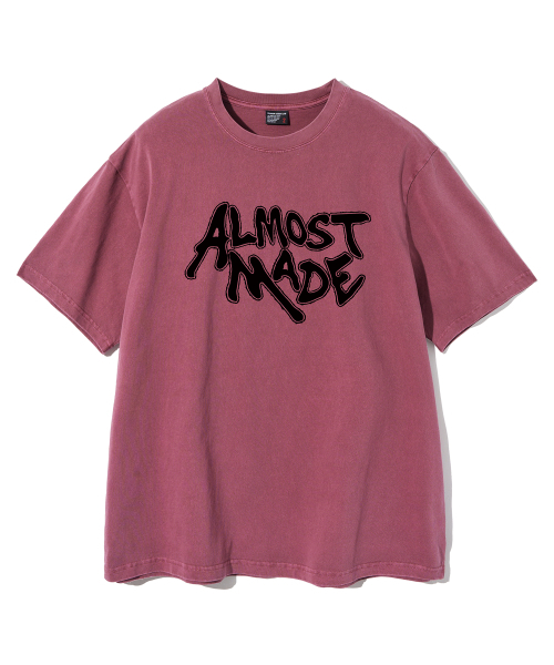 ELIMENO(エリメノ)の「ELメイドピグメント半袖Tシャツ4カラー(Tシャツ/カットソー・メンズ・グレー/ネイビー/チャコール/バーガンディー・1/2/3/4)」の5枚目の写真