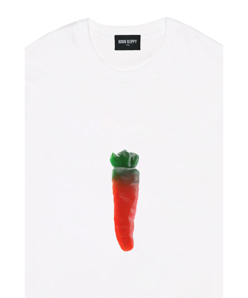 BORN SLIPPY(ボーンスリッピー)の「Carrot Jelly T-shirt (White)(Tシャツ/カットソー・レディース・その他・FREE)」の3枚目の写真