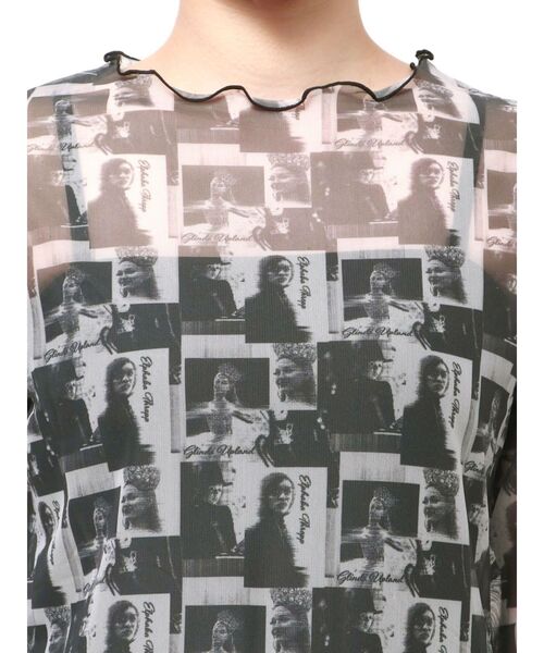 merry jenny(メリージェニー)の「『WICKED』 Sheer Tops(Tシャツ/カットソー・レディース・ブラック/ラベンダー・FREE)」の6枚目の写真