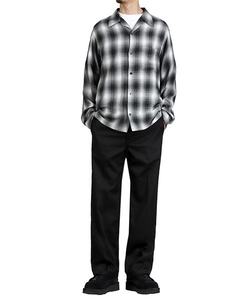Dickies（ディッキーズ）の「Dickies / ディッキーズ：別注 MIDDLE RISE T/C WORK PANTS：ONLYARK-3-2603[AST]（その他パンツ・メンズ・ブラック/チャコールグレー・L/M）」の14枚目の写真