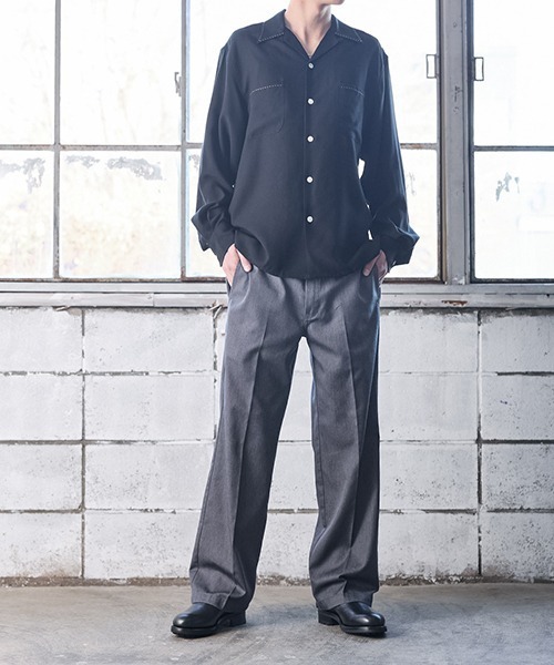 Dickies（ディッキーズ）の「Dickies / ディッキーズ：別注 MIDDLE RISE T/C WORK PANTS：ONLYARK-3-2603[AST]（その他パンツ・メンズ・ブラック/チャコールグレー・L/M）」の16枚目の写真
