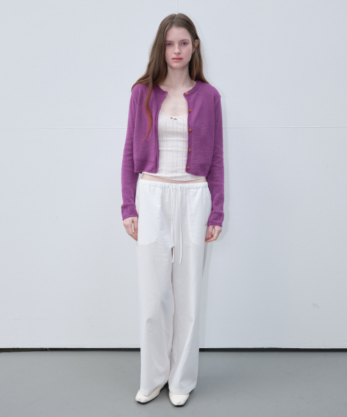 FRIVER07（フリバー07）の「Cotton sheer banding pants [FRSP06PT01]_White（その他パンツ・レディース・ホワイト・FREE）」の3枚目の写真