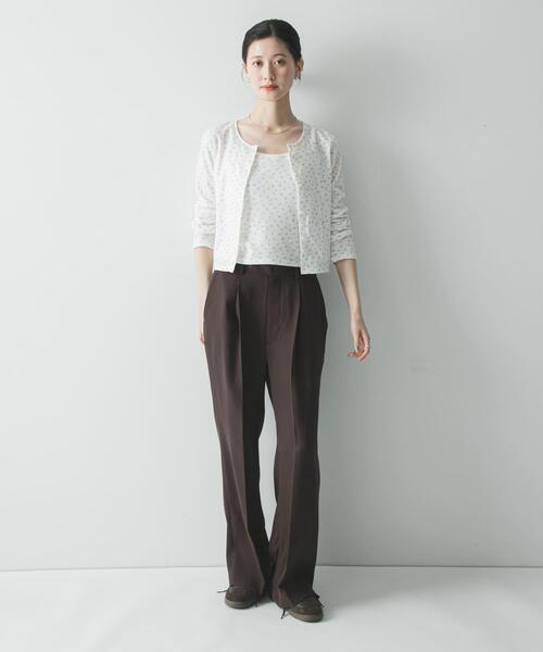 URBAN RESEARCH(アーバンリサーチ)の「ダブルクロスキュプラストレートパンツ(その他パンツ・レディース・チャコールグレー/ネイビー/ブラウン・38/42/36/40)」の18枚目の写真