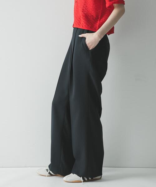URBAN RESEARCH(アーバンリサーチ)の「ダブルクロスキュプラストレートパンツ(その他パンツ・レディース・チャコールグレー/ネイビー/ブラウン・38/42/36/40)」の22枚目の写真