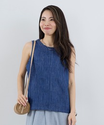 Healthy denim | 【Healthy DENIM】デニムスリーブレスプルオーバー-Breezy Coconuts(シャツ/ブラウス)