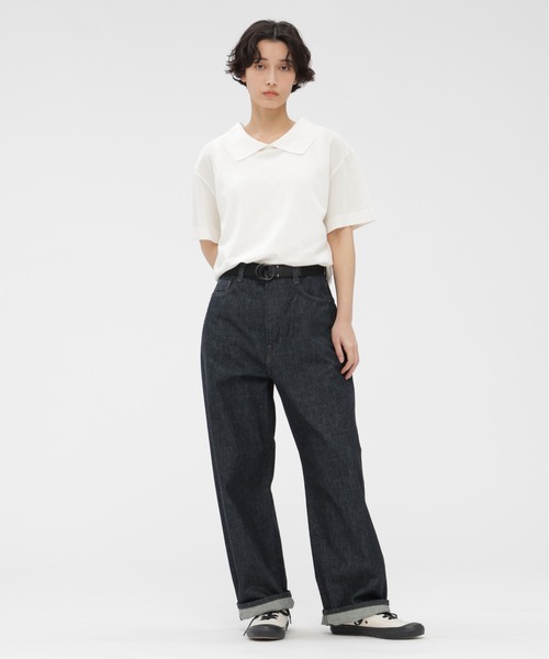COTTON LINEN PIQUE JERSEY（Tシャツ/カットソー）｜MARGARET HOWELL