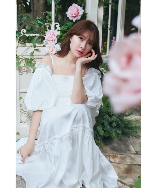Mia Volume Sleeve Dress（ワンピース）｜Her lip to（ハーリップ