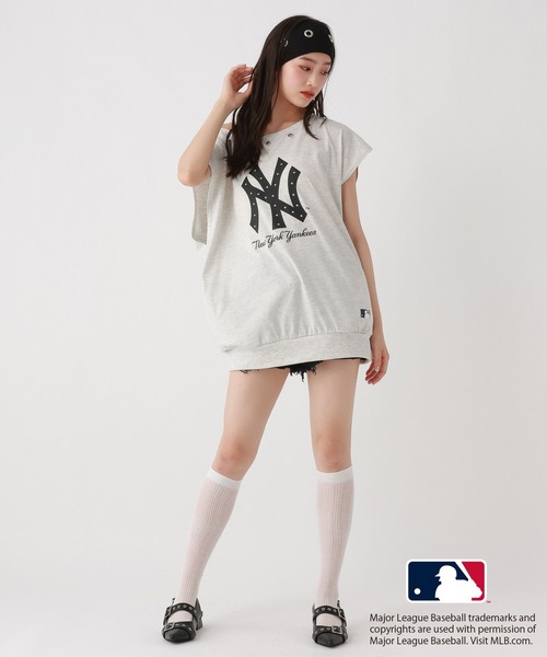 repipi armario(レピピ アルマリオ)の「【MLB】アイレットオフショルワンピース(ワンピース・キッズ・その他2/その他3/その他1・MEDIUM/LARGE)」の7枚目の写真