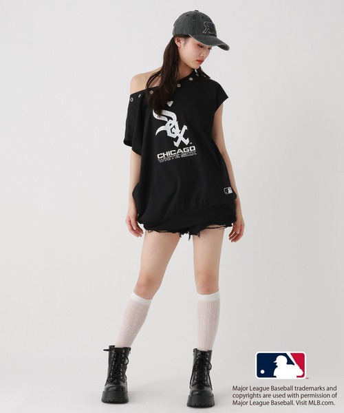 repipi armario(レピピ アルマリオ)の「【MLB】アイレットオフショルワンピース(ワンピース・キッズ・その他2/その他3/その他1・MEDIUM/LARGE)」の10枚目の写真