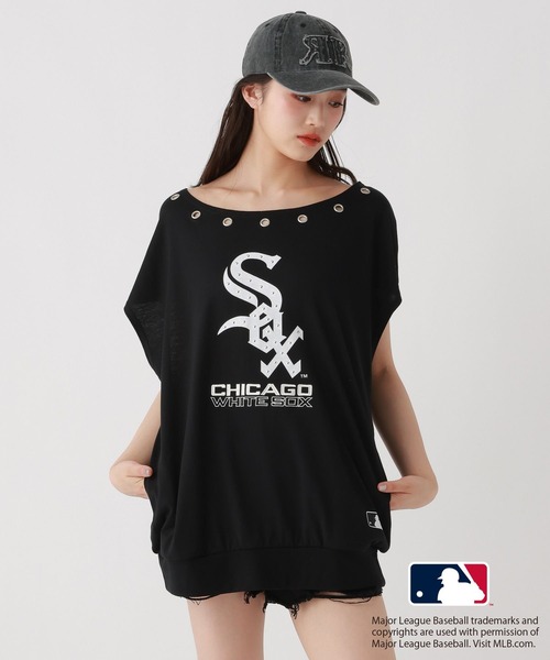 repipi armario(レピピ アルマリオ)の「【MLB】アイレットオフショルワンピース(ワンピース・キッズ・その他2/その他3/その他1・MEDIUM/LARGE)」の11枚目の写真