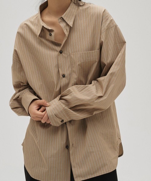 TODAYFUL/トゥデイフル】Stripe Pocket Shirts/ストライプポケット