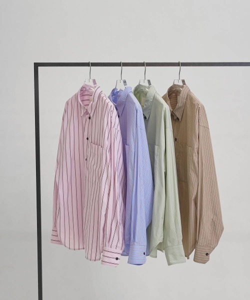 TODAYFUL/トゥデイフル】Stripe Pocket Shirts/ストライプポケット