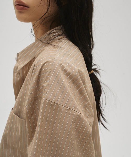 todayful StripePocket Shirtsストライプポケットシャツ TODAYFUL（トゥデイフル）の「【TODAYFUL/トゥデイフル】Stripe Pocket