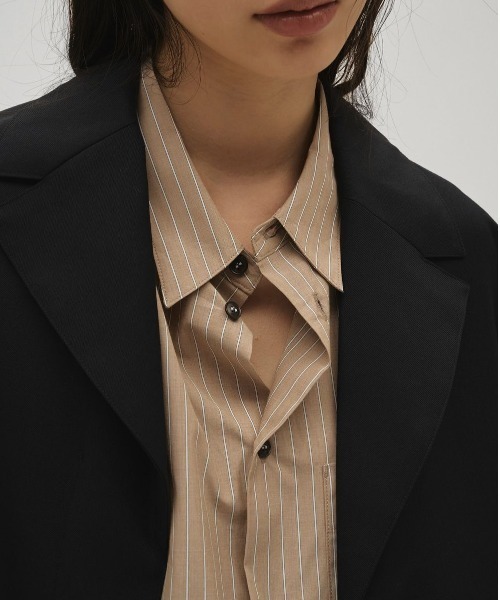 TODAYFUL/トゥデイフル】Stripe Pocket Shirts/ストライプポケット