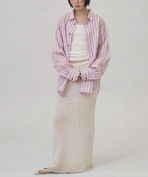 TODAYFUL(トゥデイフル)の「【TODAYFUL/トゥデイフル】Stripe Pocket Shirts/ストライプポケットシャツ(シャツ/ブラウス・レディース・ライトブルー/ピンク/モカ/ミント・FREE)」の5枚目の写真