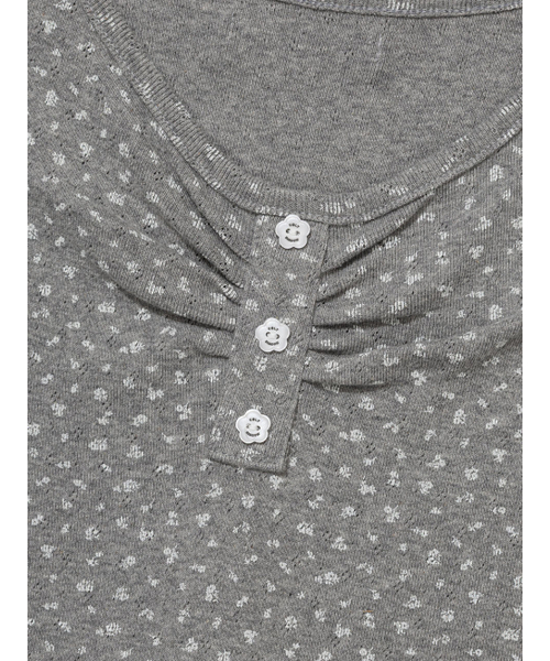 UGLY SHADOW（アグリーシャドウ）の「FLOWER LACE SLEEVELESS(GREY)（Tシャツ/カットソー・レディース・その他・FREE）」の6枚目の写真