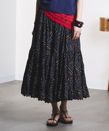 ROSE BUD | (mag.by c)STRIPE CIRCLE SKIRT(スカート)