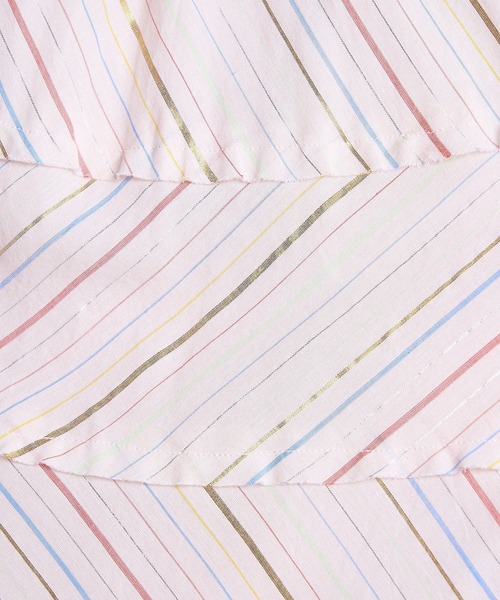 ROSE BUD（ローズバッド）の「(mag.by c)STRIPE CIRCLE SKIRT（スカート・レディース・ブラック/ライトピンク・ONE SIZE）」の13枚目の写真
