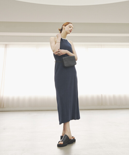 Firsthand(ファーストハンド)の「CHANTECLAIR × Firsthand/シャンテクレール 別注 Pile Camisole Dress / パイル キャミソール ドレス(ワンピース・レディース・ネイビー/オフホワイト・ONE SIZE)」の21枚目の写真