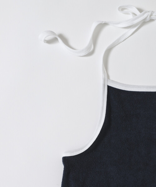 Firsthand(ファーストハンド)の「CHANTECLAIR × Firsthand/シャンテクレール 別注 Pile Camisole Dress / パイル キャミソール ドレス(ワンピース・レディース・ネイビー/オフホワイト・ONE SIZE)」の17枚目の写真