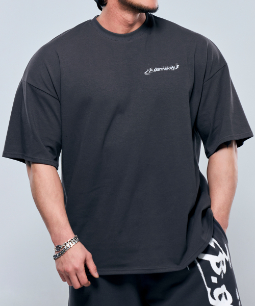 PHYSICAL GARMENTS（フィジカルガーメンツ）の「P2502 コットンメッシュ ワイルドジャイアント 半袖 [3COLOR]（Tシャツ/カットソー・メンズ・ブラック/ホワイト/チャコール・MEDIUM/LARGE/X-LARGE/XX-LARGE）」の4枚目の写真