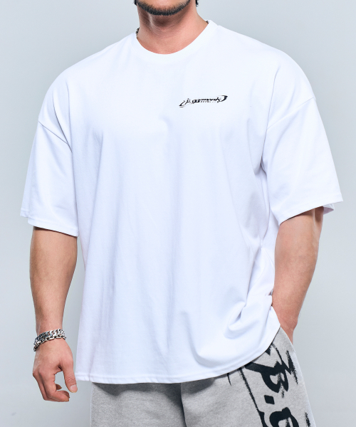 PHYSICAL GARMENTS（フィジカルガーメンツ）の「P2502 コットンメッシュ ワイルドジャイアント 半袖 [3COLOR]（Tシャツ/カットソー・メンズ・ブラック/ホワイト/チャコール・MEDIUM/LARGE/X-LARGE/XX-LARGE）」の6枚目の写真