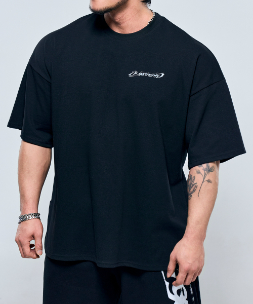 PHYSICAL GARMENTS（フィジカルガーメンツ）の「P2502 コットンメッシュ ワイルドジャイアント 半袖 [3COLOR]（Tシャツ/カットソー・メンズ・ブラック/ホワイト/チャコール・MEDIUM/LARGE/X-LARGE/XX-LARGE）」の8枚目の写真