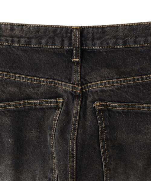 SIS(エスアイエス)の「SIS/エスアイエス/Washed Wide Denim Pants(デニムパンツ・レディース・ブラック・S/M)」の7枚目の写真