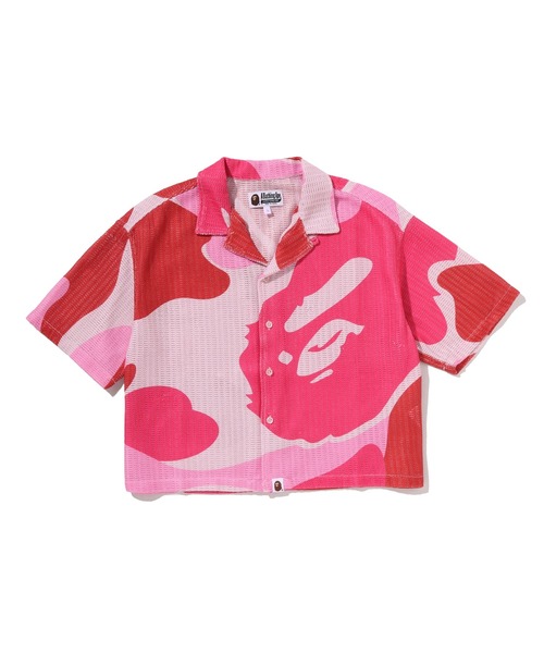 MEGA ABC CAMO OPEN COLLAR SHIRT（シャツ/ブラウス）｜A BATHING APE