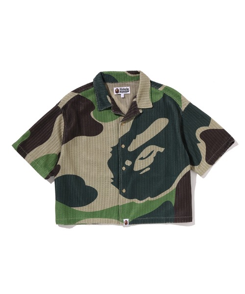 MEGA ABC CAMO OPEN COLLAR SHIRT（シャツ/ブラウス）｜A BATHING APE