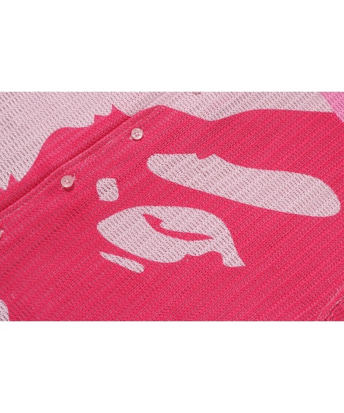 A BATHING APE（アベイシングエイプ）の「MEGA ABC CAMO OPEN COLLAR SHIRT（シャツ/ブラウス・レディース・グリーン/ブルー/ピンク・MEDIUM/SMALL）」の9枚目の写真