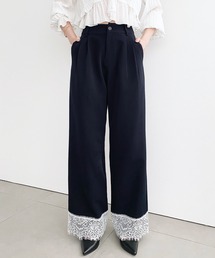 レディースのその他パンツ（ブルー・ネイビー/青色系・レース