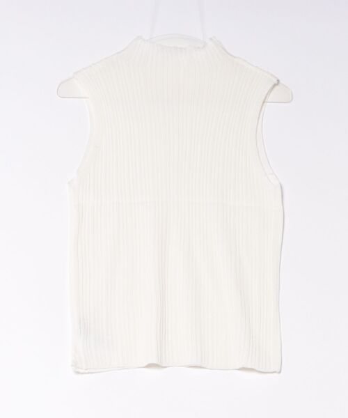 boemy(ボエミー)の「モックネック ノースリーブリブサマーニット(Tシャツ/カットソー・レディース・ホワイト/ブラウン/ブラック/カーキ・FREE)」の16枚目の写真