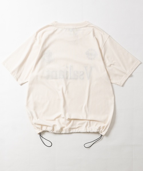 JOHN'S CLOSET(ジョンズクローゼット)の「【13】フロントロゴ刺繍 ドローコード付き ゲームシャツ(Tシャツ/カットソー・メンズ・ピンク/ブラック/アイボリー・MEDIUM/LARGE)」の11枚目の写真