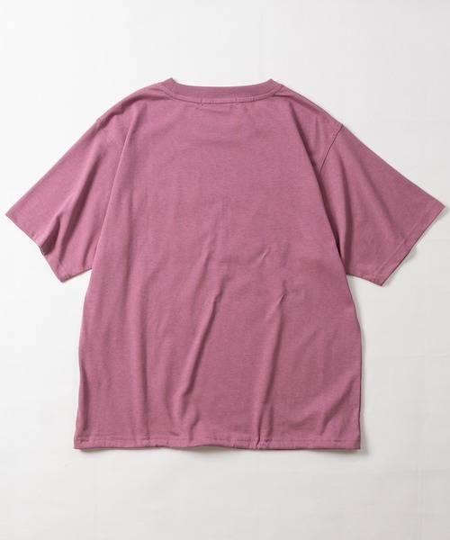 JOHN'S CLOSET(ジョンズクローゼット)の「【13】フロントロゴ刺繍 ドローコード付き ゲームシャツ(Tシャツ/カットソー・メンズ・ピンク/ブラック/アイボリー・MEDIUM/LARGE)」の17枚目の写真