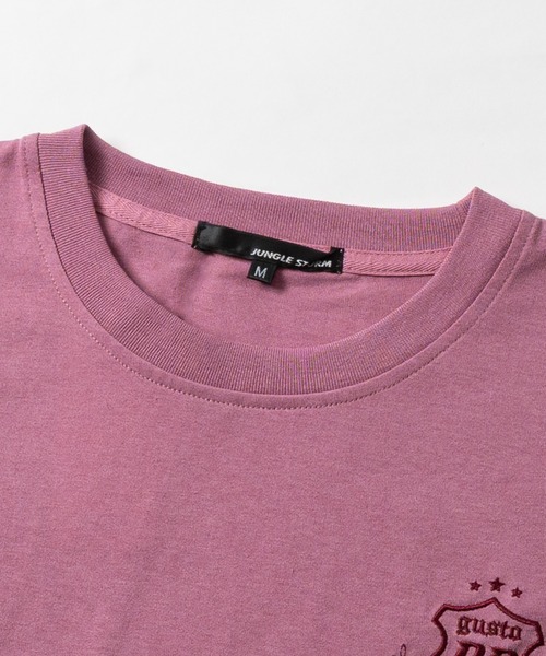 JOHN'S CLOSET(ジョンズクローゼット)の「【13】フロントロゴ刺繍 ドローコード付き ゲームシャツ(Tシャツ/カットソー・メンズ・ピンク/ブラック/アイボリー・MEDIUM/LARGE)」の4枚目の写真