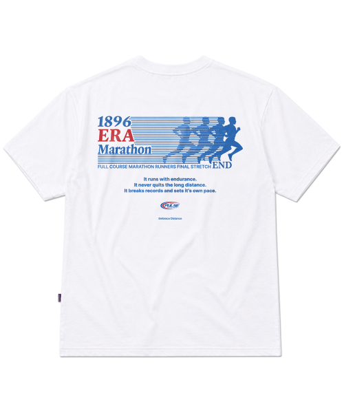 LAUGHER(ラファー)の「マラソンTシャツ - ホワイト(Tシャツ/カットソー・レディース・ホワイト・LARGE/X-LARGE/MEDIUM)」の5枚目の写真